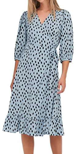 ONLY Vestido de Mujer, Niebla Azul., M