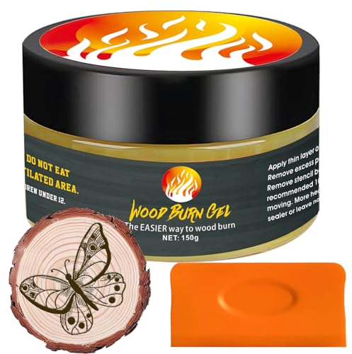 4 OZ holzbrennpaste,Hitze aktiviert Marker Paste für Holz brennen Paste,Erstellen magische Kunst in ein paar Minuten,für das Zeichnen, DIY Kunst,scorch marker für Holz brennen geeignet für Anfänger