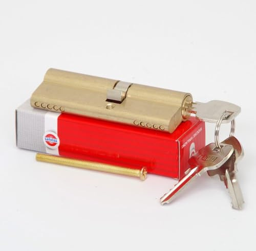 40/55 mm Zylinderschloss aus Messing 3-50 Schlüssel Profizylinder Türschloss Schließzylinder (50 Schlüssel)