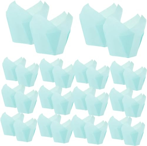 Gobelets en papier sulfurisé, papier d'emballage à dessert, 100 pièces, moules à cupcakes, mini doublures de cupcakes, moules à muffins aux œufs, moules à muffins, papier parchemin for cupcakes de mar