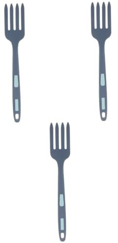 Alipis 3pièces Fourchette De Cuisine Silicone Fourchette Ergonomique Antiadhésive Pour Pâtes Et Sauté Ustensile De Cuisine Pratique Pour Restaurants Et Maison