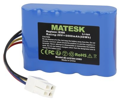 20V 3000mAh 50032774 WA3230 WA3231 Batteria per Landroid S300, S 390m2, S Basic, S300i, S450i, S500i, S700i, WR100SI, WR101SI, WR102SI, WR103SI, WR104SI, WR105SI, WR105SI.1, WR106SI, WR115MI