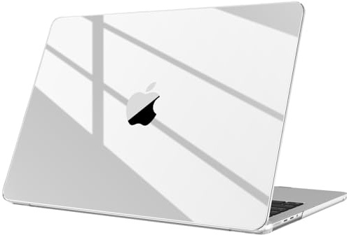 Fintie Hülle Kompatibel mit MacBook Pro 14 Zoll M5 M4 M3 M2 M1 Pro/Max | (2026-2021) A3426 A3427 A3434 A3112 A3401 A3185 A2992 A2918 A277, Schutzhülle Kompatibel mit MacBook Pro 14, Kristall Klar