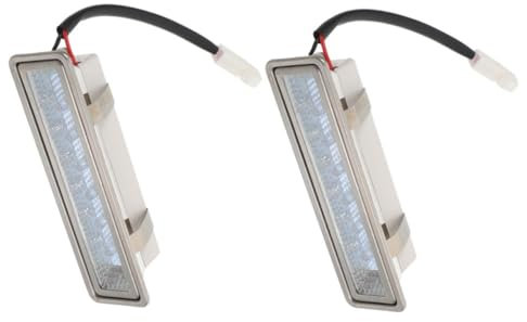 Veemoon 2pcs 12v Led Range Hood Light Bulbs Cool White Energy-Saving Cooker Hood Lamp Replacement for Integrated Stove Ventilation