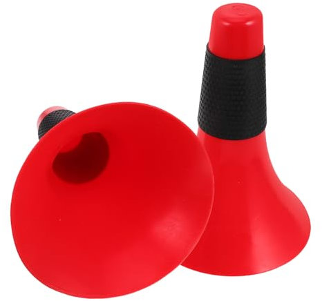 INOOMP 2stücke Fußballtraining Kegel Für Fußball Praxis Kunststoff Agility Marker Kegel Für Geschwindigkeit Bohrer Sport Training Ausrüstung