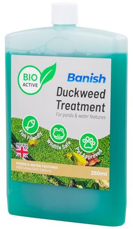 Pisces Banish BioActive Duckweed 250ml Pond Water Treatment Natural Algae Remover