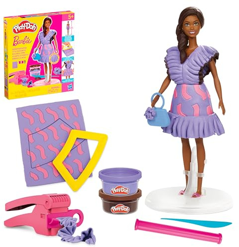Play-Doh Barbie Rüschen & Zöpfe Puppenset