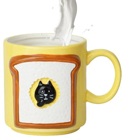 Bread Mug, Japanese Style Cup, Milk Tea Mug, Multifunctional Coffee Mug, Ceramic Milk Cup, Drinking Tea Mug, Water Beer Cup, Japanese Ceramic Mug, Milk Drinking Mug, Tea Coffee Mug