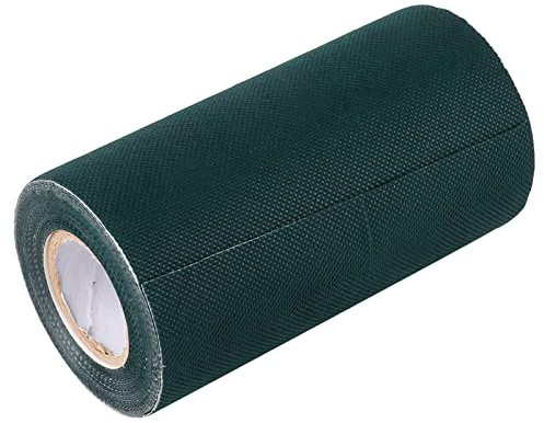 Gsycle 15 x 500 cm Cinta de césped Artificial, Auto Adhesivo Que UNE Cinta Verde césped césped de césped para césped al Aire Libre