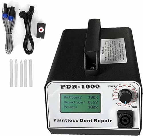 Macchina automobilistica di riparazione dell'ammaccatura con l'esposizione digitale, radiatore di induzione PDR 1000W per rimozione automatica efficiente dell'ammaccatura del corpo