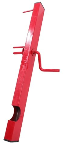 SOPOTUTU Manueller Spanngurt Wickler Strap Winder Werkzeug für Langlebiger Zeitsparend Robustes Design Roter LKW Zurrgurt Aufroller für Einfaches Spannen und Wickeln