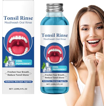 Enjuague bucal - Solución fresca de halitosis | 120 ml enjuague bucal natural para boca seca y para encías sensibles contra el mal aliento para niños, adultos y personas mayores en