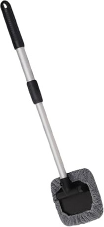 LIFKOME Limpiaparabrisas Mango de Aleación de Aluminio Rotación 180° para Coche Telescópico y Cabezal Retráctil para Limpieza Eficaz del Parabrisas
