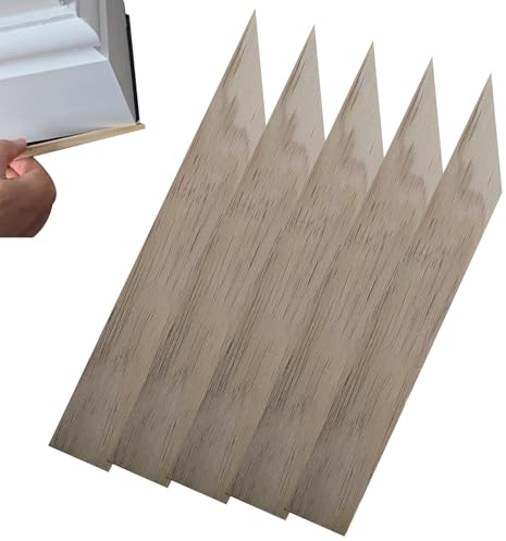 5 PCS Herramientas de calafateo de madera, herramientas de silicona de madera Herramienta de esparcidor de calafateo, herramienta de suavizado, diseño portátil de suavizado de sellador d