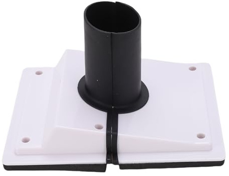 FTVOGUE Kit Copertura Penetrazione Parete HVAC Set Rivestimento Condotto con Guarnizioni Morbide per Sistemi Split Mini Pompa di Calore per Condizionatori D'aria di Tipo Split (WHITE)