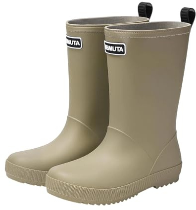 Bottes de pluie légères et moyennes, antidérapantes, adaptées pour la randonnée, le camping et le wading, Vert armée., 40 EU