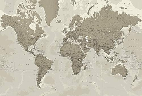 Die Welt Weltkarte Design