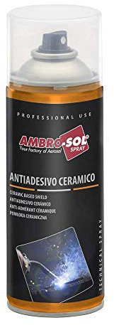 AMBRO-SOL, Spray Antiadhesivo Cerámico, Libre de Silicona, Color Blanquecino, 400 ml