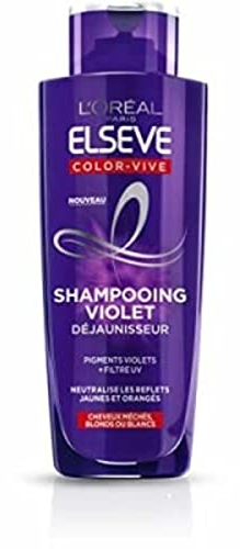 L'Oréal Paris Shampoo, violett, entgilbend, gesträhntes Haar, blonde oder weiße Haare, 200 ml