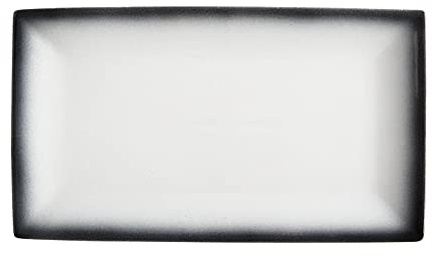 Maxwell & Williams Caviar Granite Platte, Servierplatte, Premium-Keramik, Granit, 34.5 x 19.5 cm, AX0268