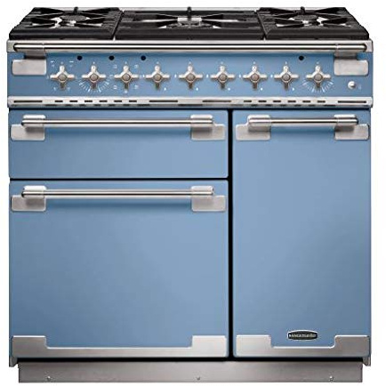 Rangemaster Elise ELS90DFFCA/ 90cm Dual Fuel Range Cooker - China Blue 108430