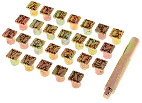 LOVIVER Schlagbuchstaben () Prägestempel Schlagstempel Satz Stempel
