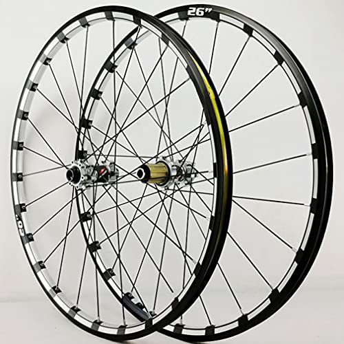 Generic MTB Mountainbike Laufradsatz 26 27,5 Fahrradfelge 1750g Scheibenbremsräder Steckachse 24 Loch Nabe für 7/8/9/10/11/12 Speed Kassette Fron