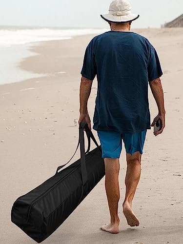 Bolsa de almacenamiento para sombrilla de playa, bolsa de almacenamiento para sombrilla de playa de 57 pulgadas, fundas impermeables para sombrillas de patio, bolsa resistente para exteriores para