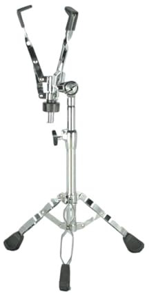 Buhelyc Verstellbare Drum Ständer, Höhenverstellbar, Tragbarer Professioneller Performance-Drum-Ständer, für Praxis Und Bühnenaufführung, Leicht Zu Tragen, Silbrig