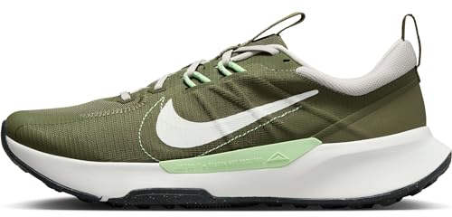 Nike Juniper Men's Trail 2 Trail Running Shoe DM0822, Medium Olive Summit White Lt Iron Ore, 8 UK
