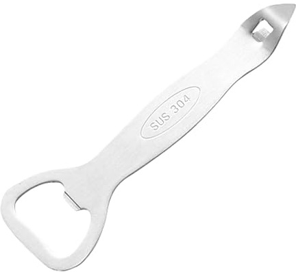 Abridor de cerveza manual, abridor de cerveza de acero inoxidable, abrebotellas de acero inoxidable para agua de soda, herramientas de barman, abrebotellas multifuncional, portátil para barbacoas,