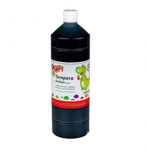 Wiemann Lehrmittel Flippi® Temperafarbe 1.000 ml Farbe - schwarz (schwarz)