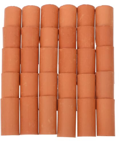 SEWOART Tejas En Miniatura para Casa De Muñecas 30 Piezas De Ladrillos Miniatura Realistas para Construcción DIY Accesorios De Artesanía Y Decoración De Tejados