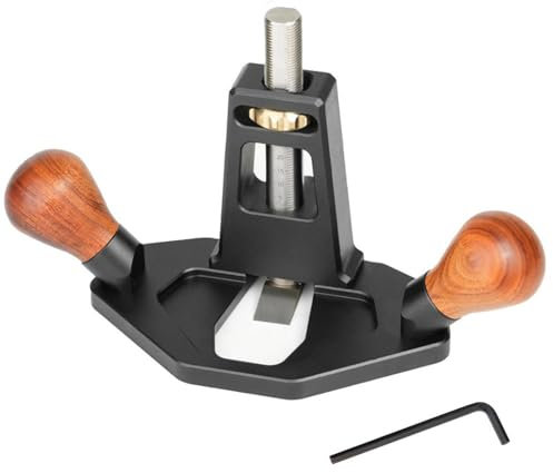 BELOWSYALER Woodworking Hand Plane with Quick Locking Handle for Smooth Planing Fine Trimming and Edges Finishing Comfortable Grip