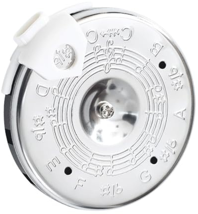 PRETYZOOM Präzises Stimmgerät für Gitarren und Geige aus Abs und Zinklegierung mit Kreativem Design Langlebig für Chöre und Gruppenauftritte