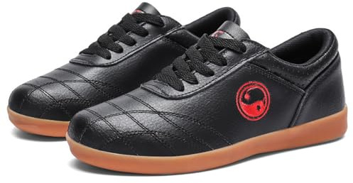 XUHCLY Chaussures D'EntraîNement De Karaté Homme Femme Chaussure Escrime,Chaussures Kung Fu Tai Chi pour La Formation DéButant(Size:45(27.5cm),Color:B)