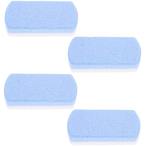 FRCOLOR Piedra Raspadora de Pies 4 Piezas para Exfoliación y Ablandador de Callos Espuma de Vidrio para Cuidado y Seca