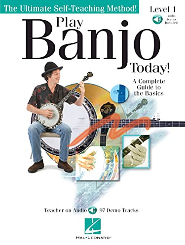 Play Banjo Today! Beginner's Pack: Level 1 | Banjo Songbook with CD/DVD Instructional Pack | Learn Banjo at Your Own Pace | Over 90 Songs with Tablature | Banjo Self-Teaching Method