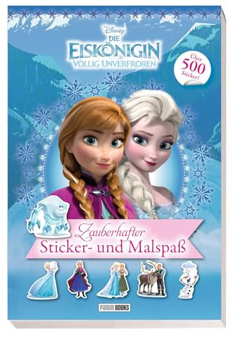 Disney Die Eiskönigin: Zauberhafter Sticker- und Malspaß: über 500 Sticker