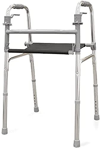QUIRUMED Marcheur en aluminium sans roues et avec siège