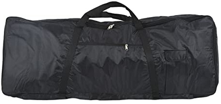 76-Tasten-Keyboard-Tasche, Oxford-Stoff, Schwarze Tastaturen, Gigbags, Tasche für Elektronische Orgel, Außentasche für Kabel, Pedale, Bücher, Tragbar und Schützend