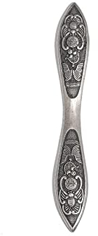Haarschmuck, Vintage-Haarstäbchen, kurze Haarnadel, S925-Silber-Haarstäbchen, Used-Look, geschnitztes Schwert, neutrale Haarstäbchen, chinesischer Haarknoten-Schmuck for Männer, Frauen, Mädchen,