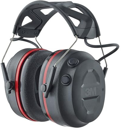 3M Unisex Pro-Protect Kapselgehörschutz Earmuffs, Schwarz, One Size