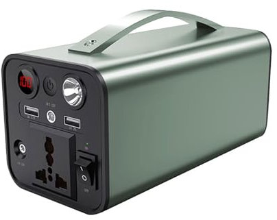 HTDRE Estación de energía portátil de 166 WH, generador silencioso de Carga rápida para emergencias en casa, Camping al Aire Libre