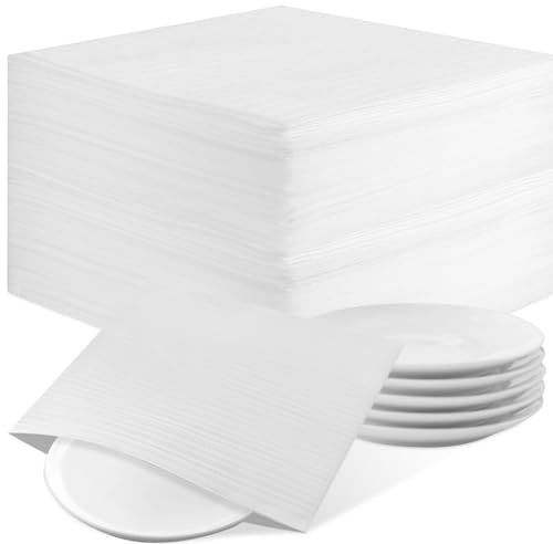 100 Piezas Bolsas De Espuma Antisísmico Reutilizables para Mudanzas y Materiales Embalaje, Resistente Desgaste Papel Espuma para Envoltorio Seguro Platos, Vasos, Vidrio, Platos y Artículos frágiles