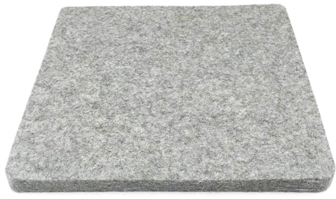 CxutSa Wool Ironing Mat for Quilting Wool Pressing Mat 10x10in High Temperature Portable Quilting Ironing Pad Easy Press Wool Mat Felted Iron Board for Sewing Patchwork Seam Applique Dressmaking Craft