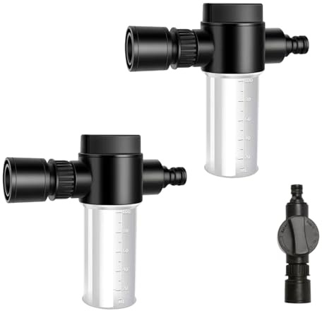 Distribuidor de pulverización para manguera de jardín, 100 ml, 100 ml, dispensador de fertilizante líquido, dispositivo de riego con escala, herramienta de riego de agua, boquilla ajustable de