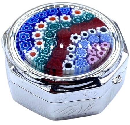 LE GEMME DI VENEZIA Caja de Cristal de Murano Made in Italy
