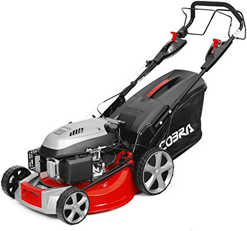 Cobra MX534SPCE 53cm (21in) Petrol Lawnmower with 4 Speed Drive, Electric push button start system