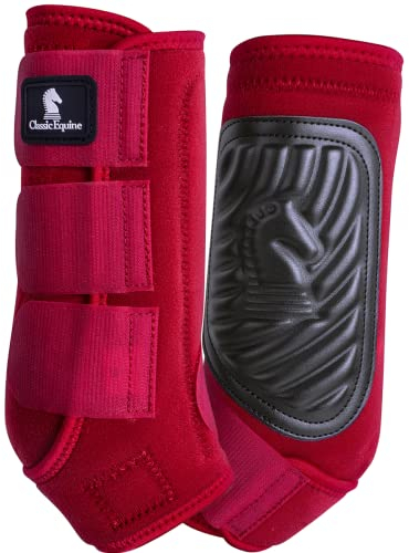 Classic Equine Klassische Passform, Vorderstiefel, Hotpink, Größe S
